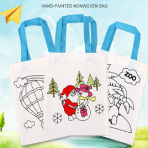 IW4004 Hand-painted nonwoven bag