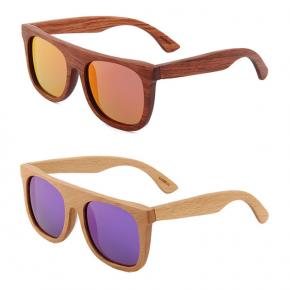 Wooden frame sunglasses