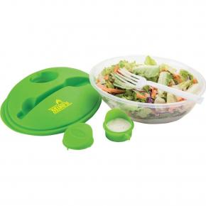 Salad box with cutlery set
