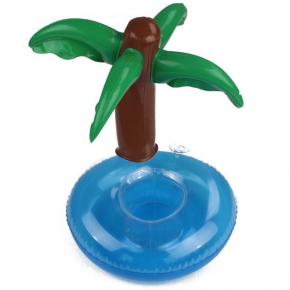 inflatable palm tree float cup holder